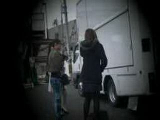 Nippon model gets pounded by a stranger during Tokyo porn show