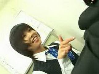 Shy Nippon Coworker Gets Fucked by Office Lady with Tiny Penis in Tokyo XXX Porn