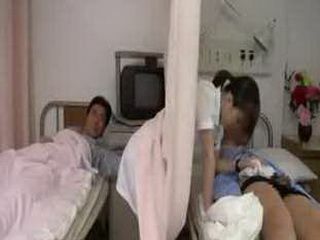 Horny naughty nurse Pleasures her patient with secret playtime in JAV XXX TUBE