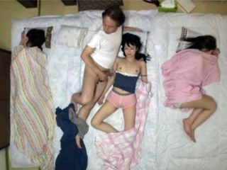 Fucking with Step-Dad and Two Horny Teens in Nippon Porn