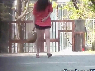 It's a Wet and Wild Ride with an Oriental Skank Caught in the Act