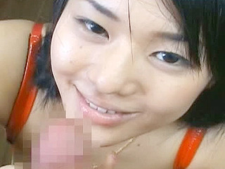 Sexy Nippon babe Sora Aoi sucks off a thick fuckrod and cums hard in Tokyo