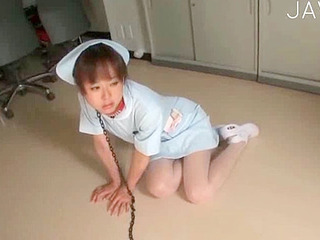 Japanese nurse's horny XXX adventure with toys and more.