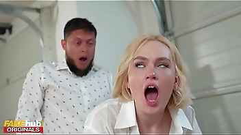 FAKEhub - Used Car Sales Girl uses her pussy to sell a right old banger