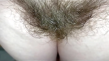 10 minutes of hairy pussy admiration big bush closeup