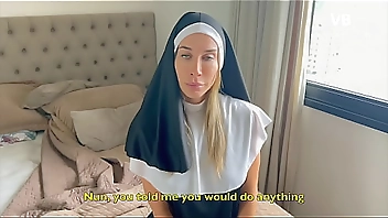 Big ass nun will do whatever it takes to restore this man's faith